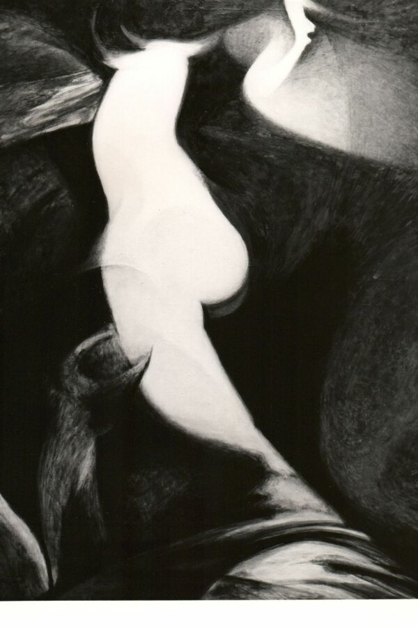 Milan Klvaňa, Šir Haširim (Píseň písní), 1981, olej, 138,5 x 110